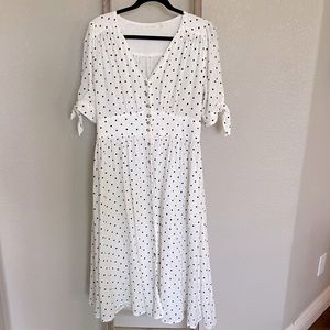 Retro style polka dot dress